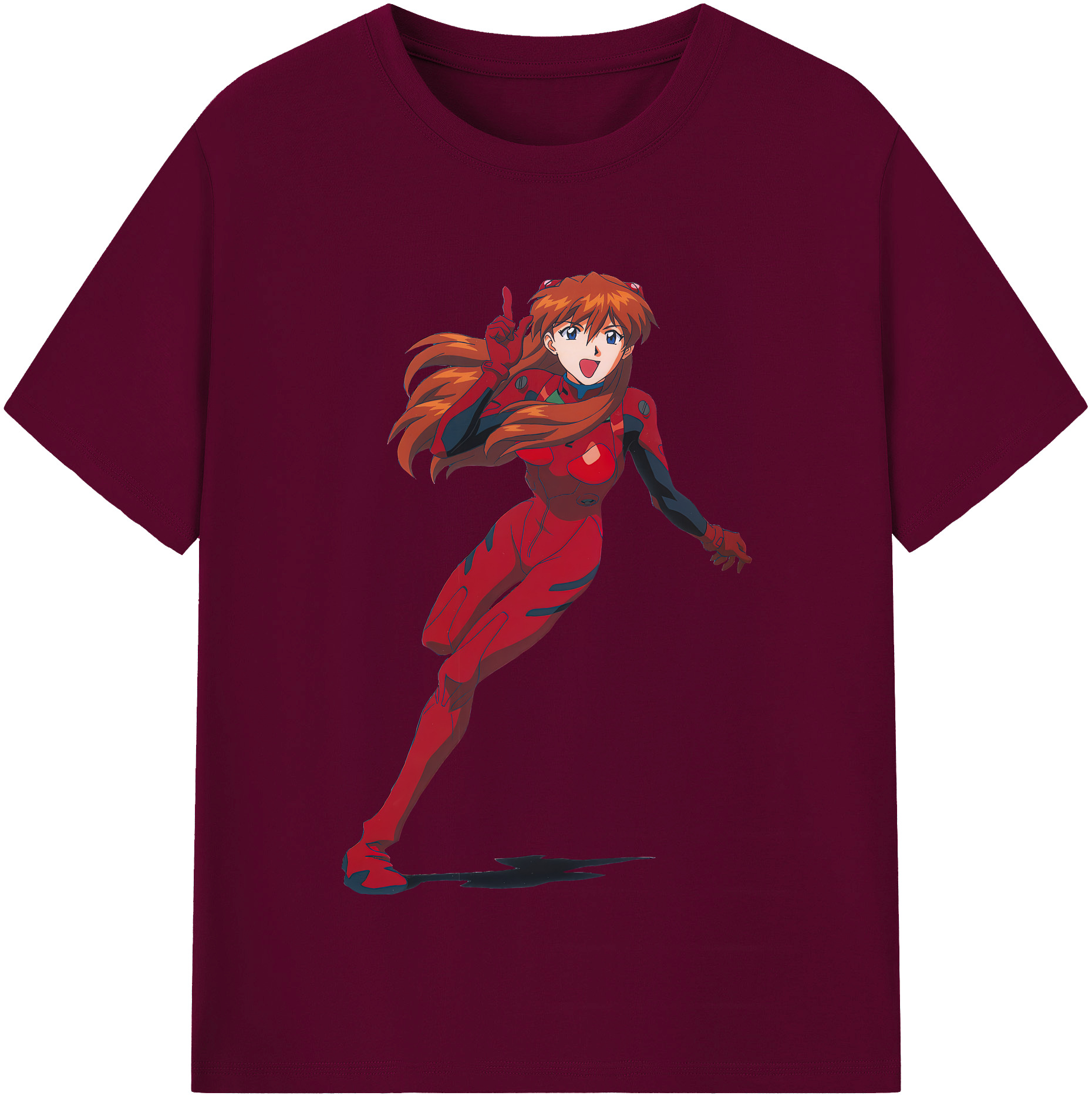 （画像用） EVA 新世紀エヴァンゲリオン レディースカジュアルプリントTシャツ（綿100％）